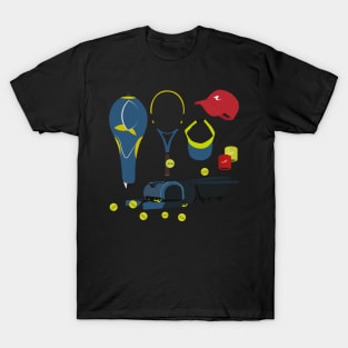 Tennis Accessories Stickers T-Shirt